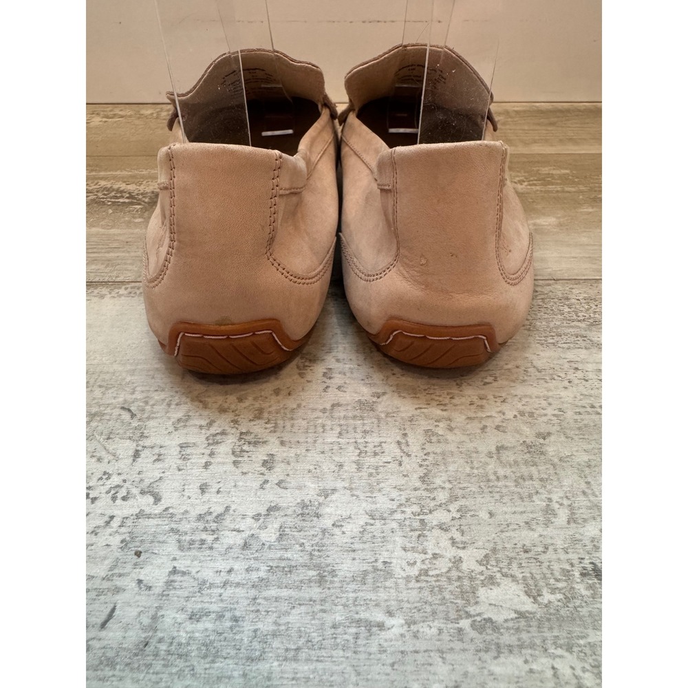 Hush Puppies Leather Loafers Quiet Luxury Women 9 Tan Slip On Old Money Preppy‎ - Picture 4 of 11